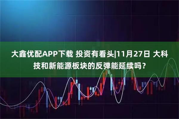 大鑫优配APP下载 投资有看头|11月27日 大科技和新能源板块的反弹能延续吗？